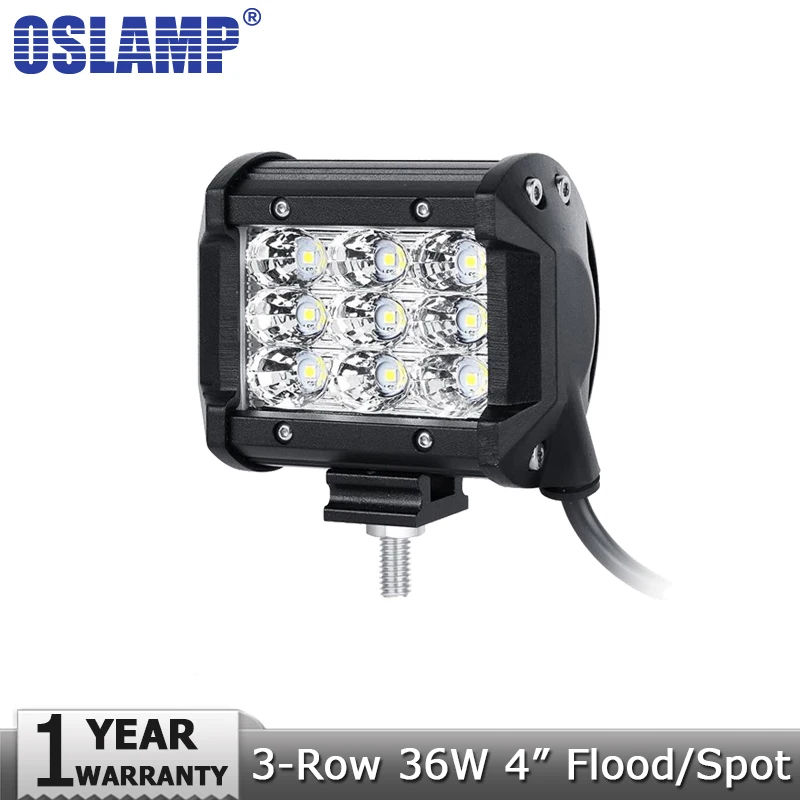 Oslamp 36 Вт 4 дюйма точечный/прожектор светодиодный рабочий свет 12 в 24 грузовики