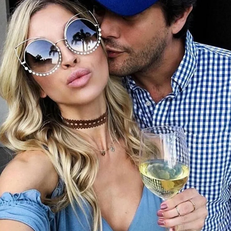 Peachtan Vintage luxury glasses frame Cat eye sunglasses women summer Cool ladies casual Alloy fashion 2019 new UV400 |