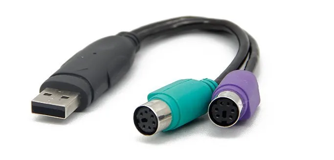 Usb адаптер для PS2 Кабель конвертера подключения клавиатуры или сканеров мыши|usb to