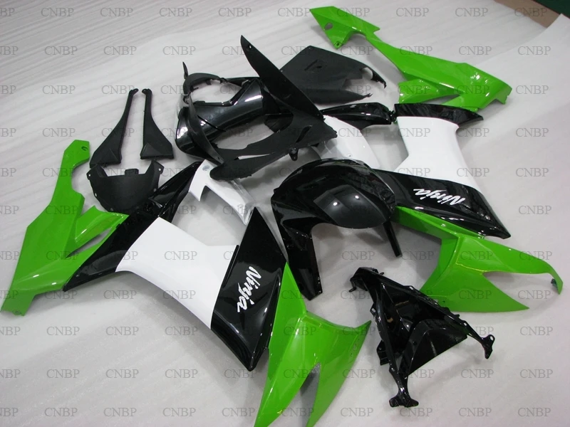 ZX 10r 2010 Обтекатели ниндзя 2008 зеленый черные белые 09 10 обтекатели|Полные комплекты