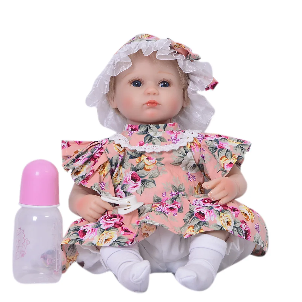 Силикона Reborn Baby Doll Дети Playmate подарок для девочек 43 см Alive мягкие игрушки Bebes Brinquedo