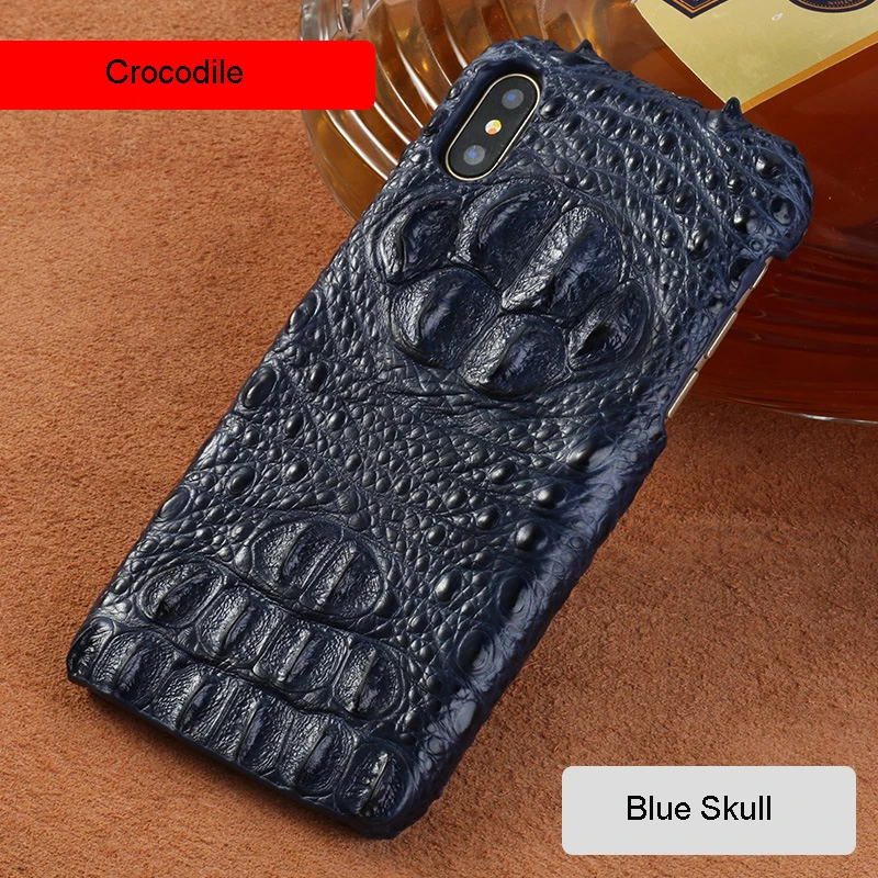 Роскошный кожаный чехол XS для iPhone XS Max, чехол из крокодиловой кожи, чехол для Apple iPhone 5S SE 6 6 S 7 8 Plus X XR XS Max, чехол Fundas