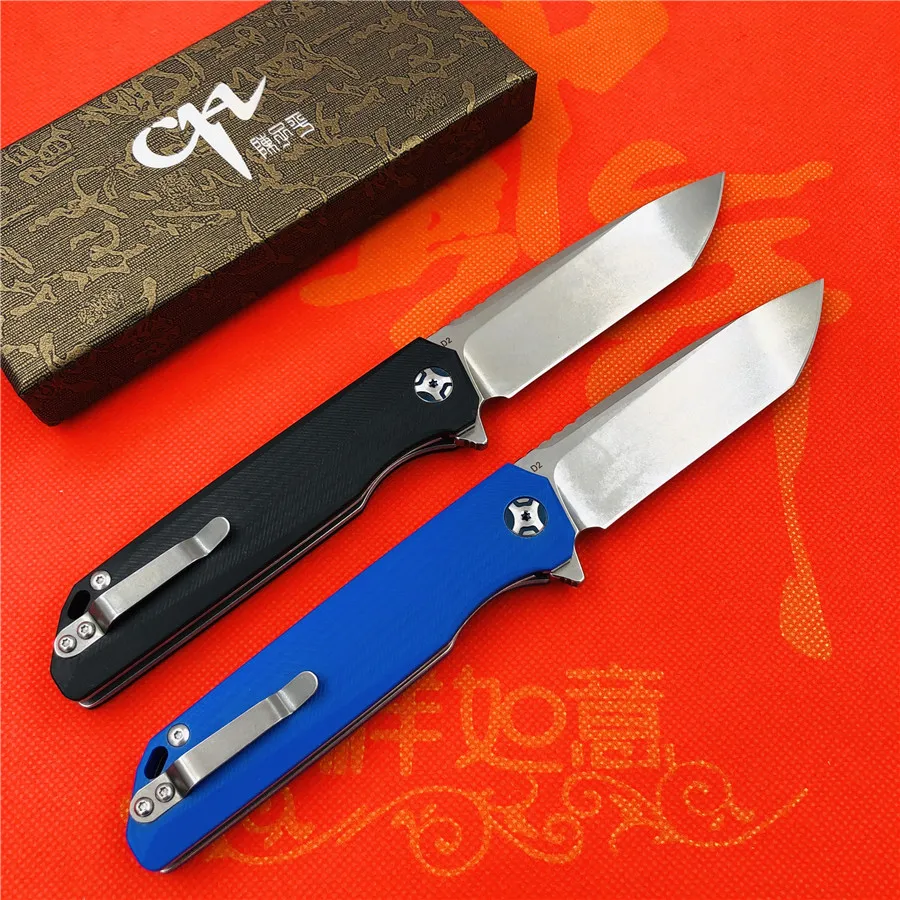 CH CH3507 G10 складной нож Флиппер D2 лезвие подшипник шариковый + стальная ручка