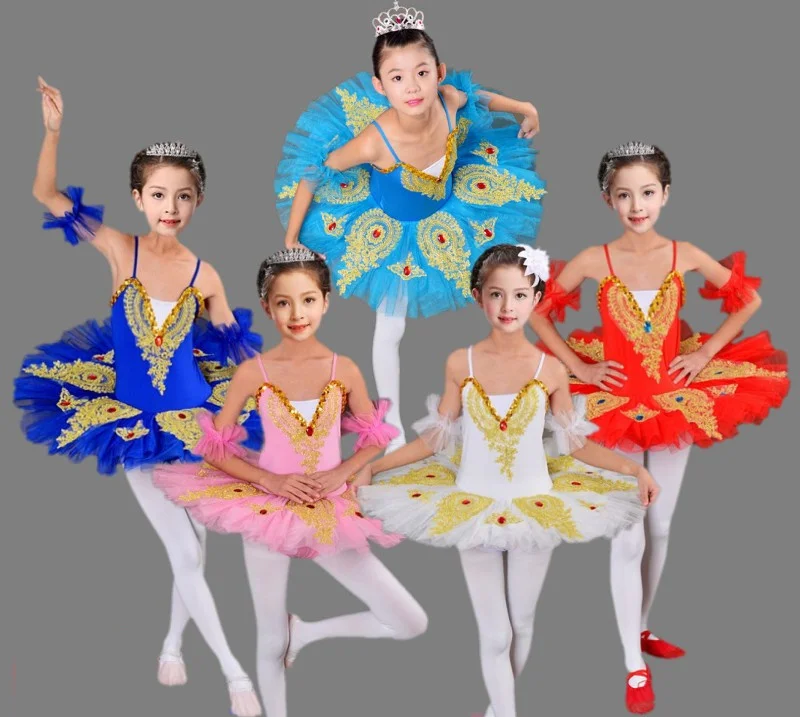 

Professionl Ballet Tutu Swan Lake Ballet Costume Ballerina Dress Kids Child Ballet Tutu Skirt Dance Dress For Girls