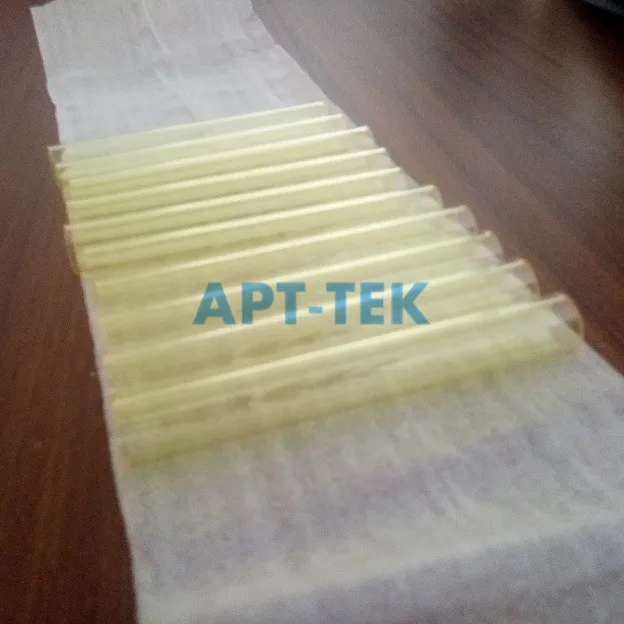 IPL yellow UV glass water flow tube in handpiece 13*72mm |