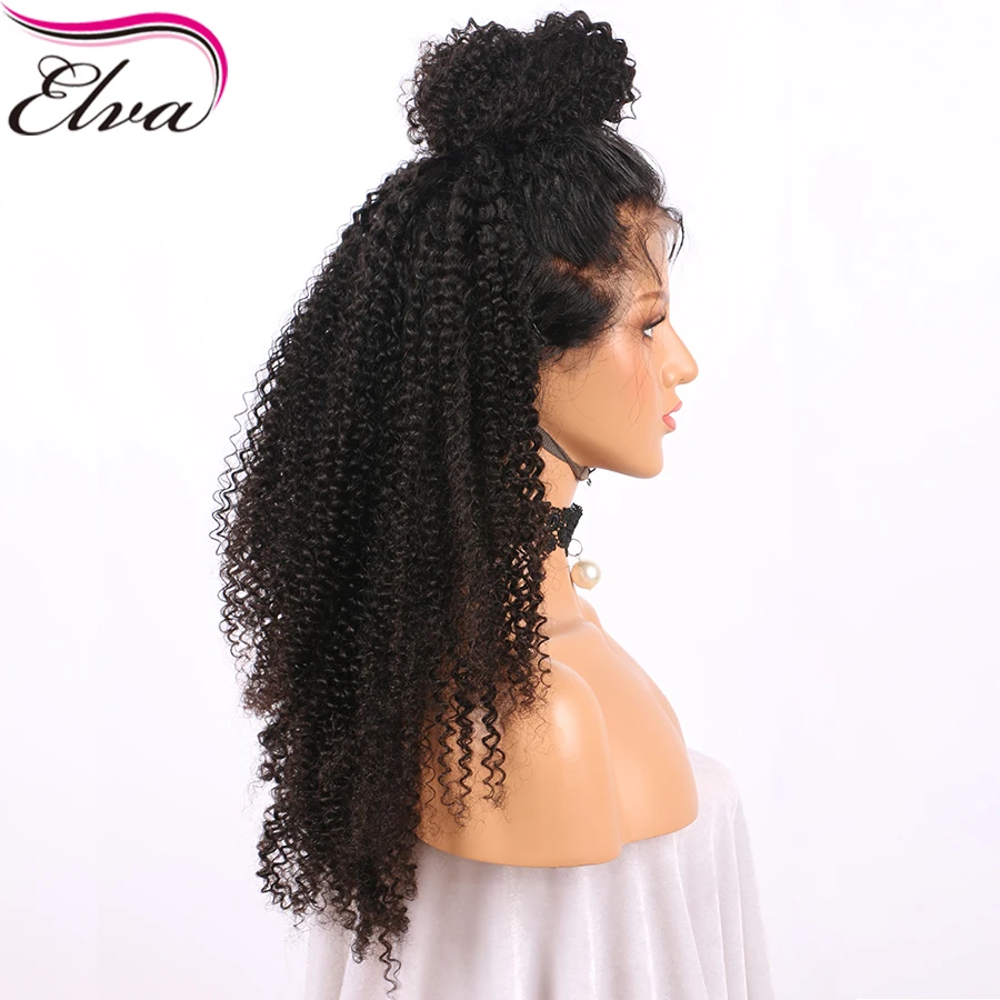 180% плотность 360 кружева фронтальной парик с волосы младенца бразильские