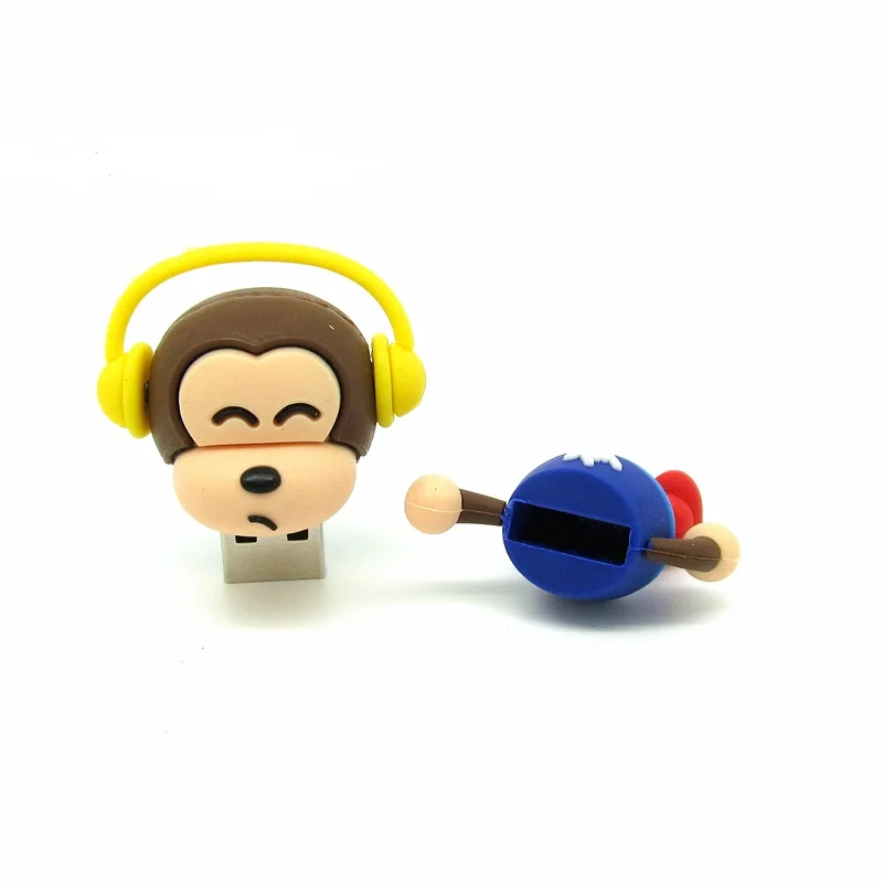 USB флеш накопитель lovely Rock monkey музыкальный подарок 32 ГБ 16 8 4 128 Мб|USB флэш-накопители|