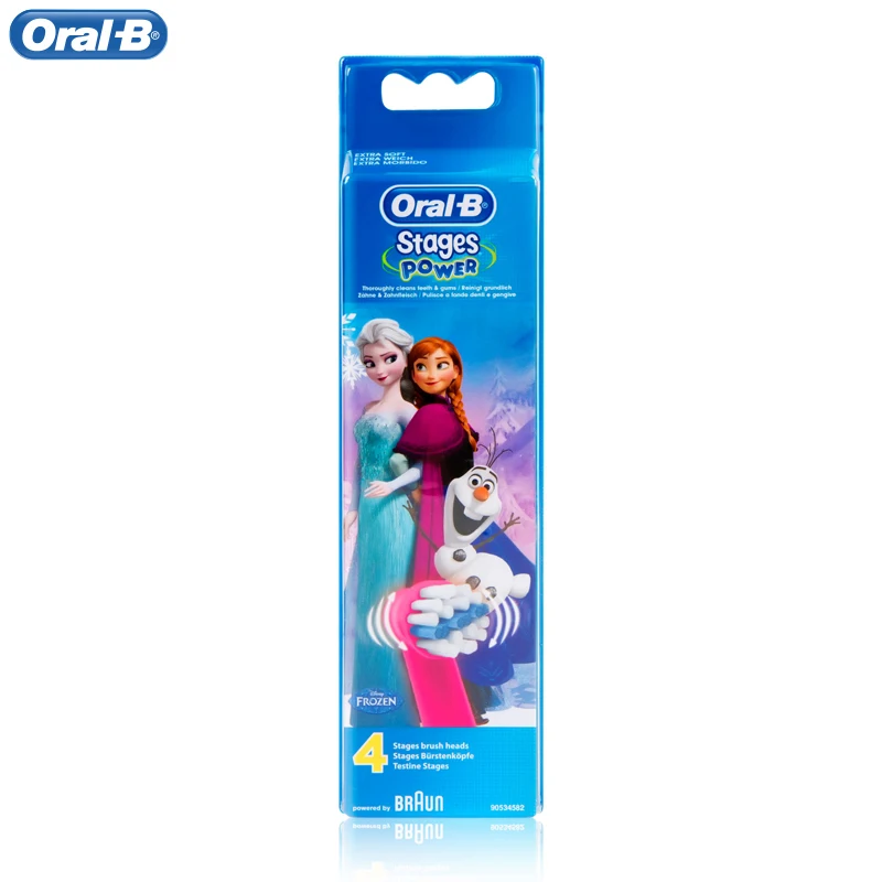 Oral B головки для детской электрической зубной щетки EB10 4 (для D10 D12 DB4510K) круглые