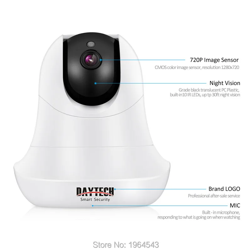 DAYTECH IP Wi Fi Камера Беспроводной 1080 P Видеонаблюдения Главная Камеры безопасности