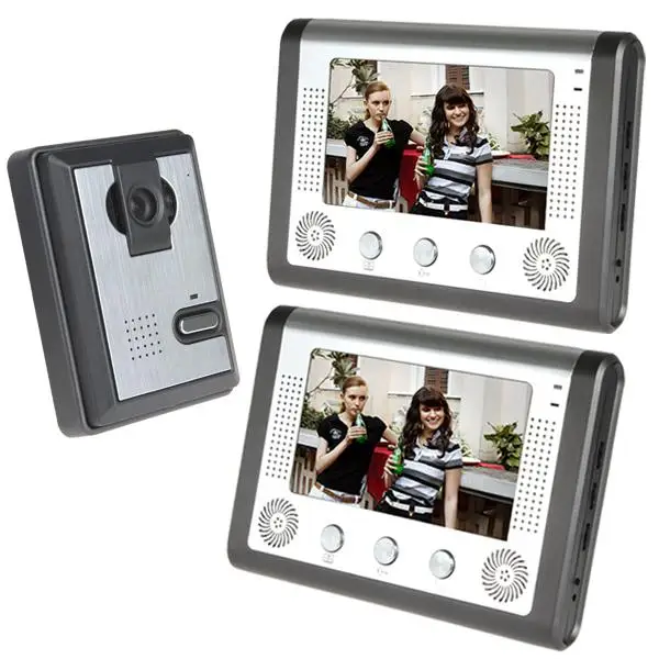 

7 Inch TFT LCD Color Video Door Phone Doorbell Intercom Security System with IR Night Vision for Villa Home