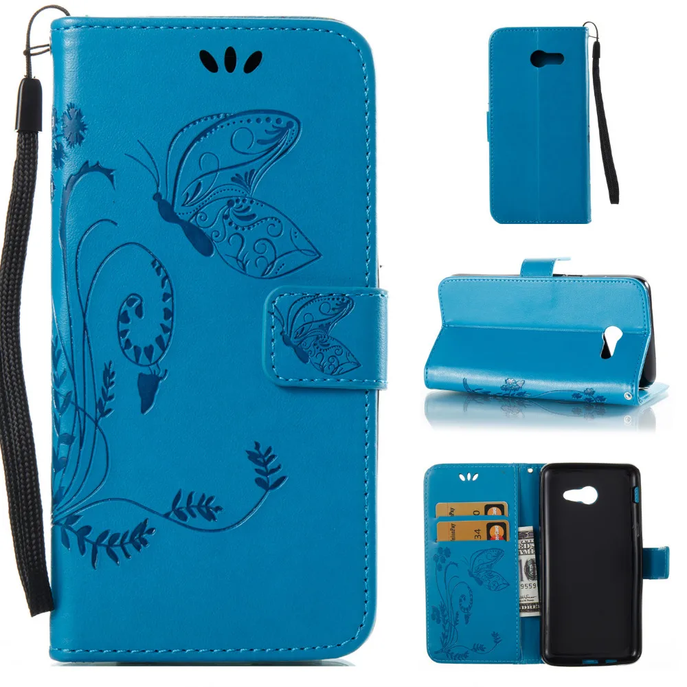 Butterfly Printing Book Style Wallet Flip Leather Phone Case Cover For Samsung Galaxy J3 2017 J320 US Version | Мобильные телефоны