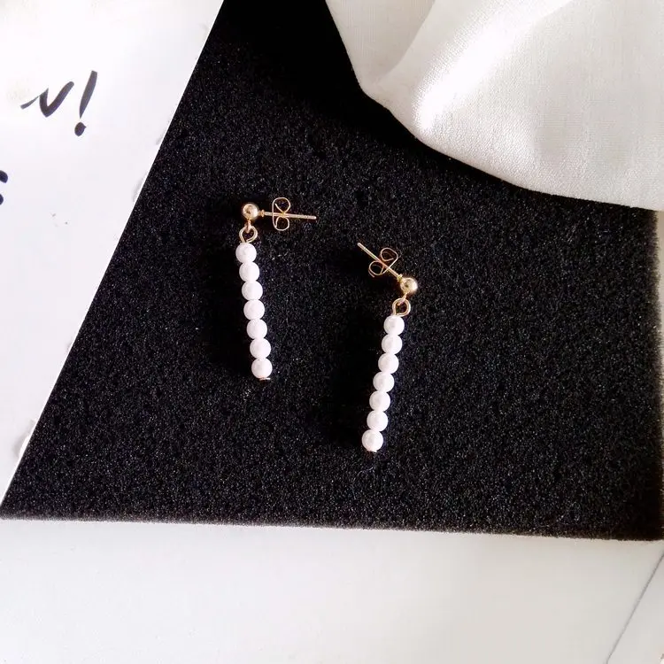 Женские серьги с бусинами и жемчужинами подарок на день рождения|earring female|fashion pearl
