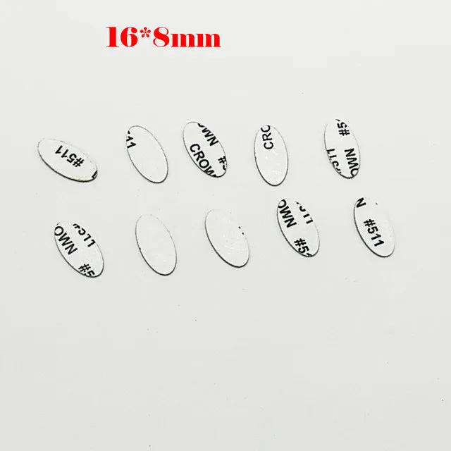 

RIOOAK 5 pcs 16*8mm Car Key Shell Sticker Logo For kia Emblem Badge Aluminum DIY metal car key logo black white color