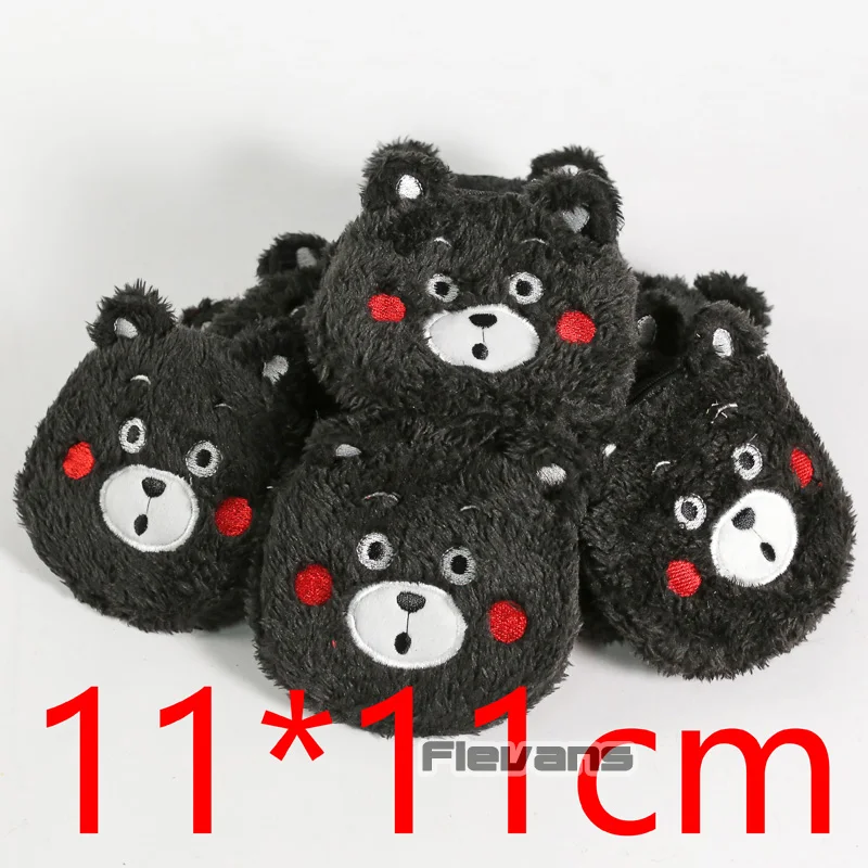 Kumamon Кавайная одежда, с героями мультфильмов, Monsters Inc Майк Вазовски Чехлы для телефона с изображением персонажей Тайгер монстерз Салли Ted медведь Кумамон плюшевые сумки мягкие плюшевые куклы игрушки 10 шт./лот - Цвет: Kumamon