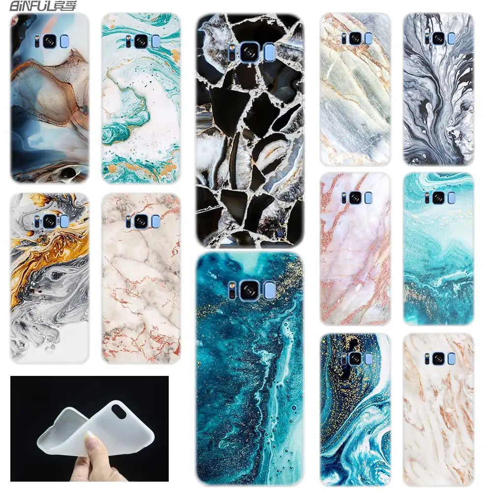 Мягкий силиконовый чехол для Samsung S30 S20 S11 S10 S9 S8 Plus lite 11e 10e Uitra S7Edge Marble Arrt | Мобильные