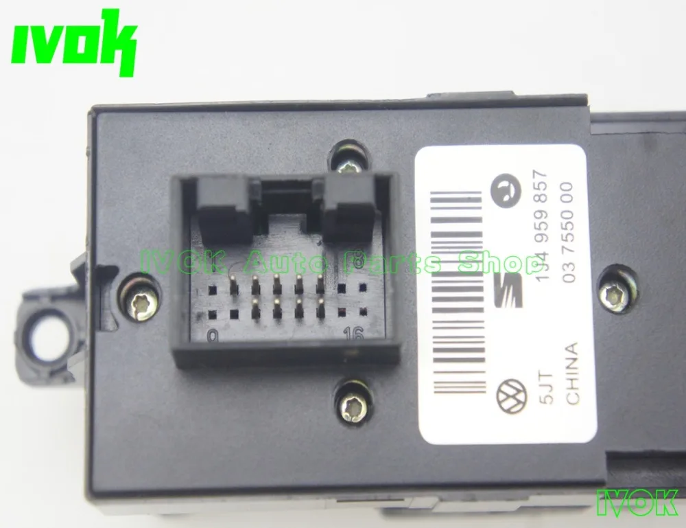 Главный переключатель окон для Volkswagen VW Bora Golf Seat Leon Skoda Superb боковой водителя