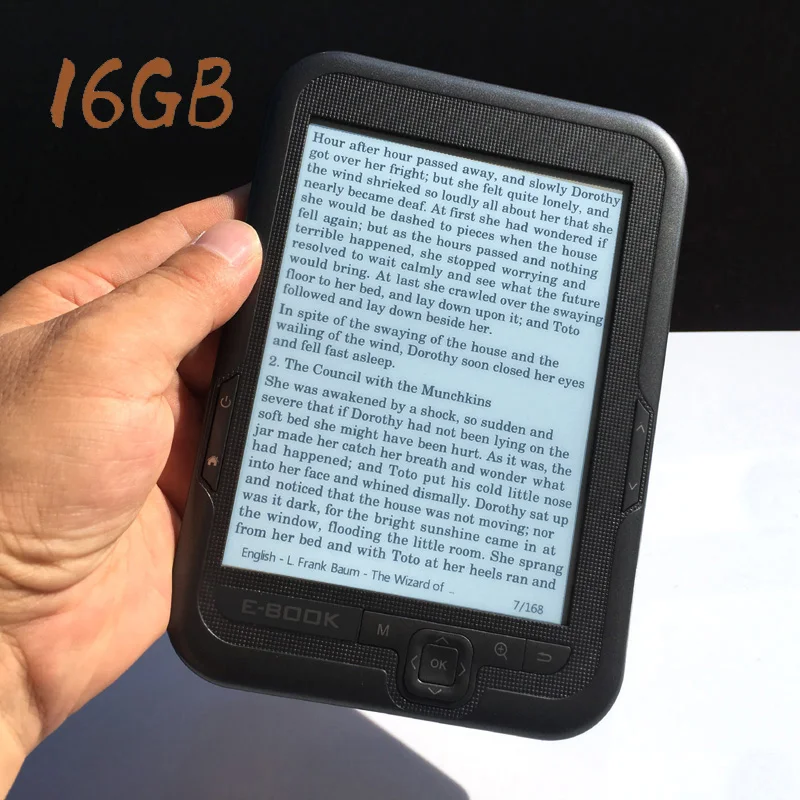 HQ Встроенный 16 Гб 6 дюймов из устройства для чтения электронных книг e ink 1024x758