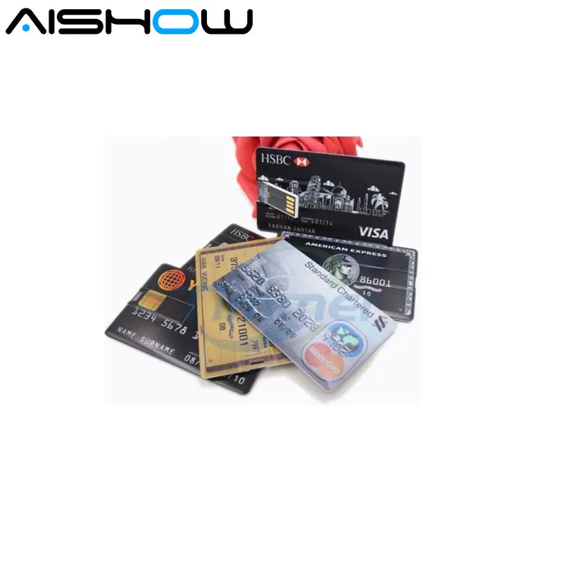 Лидер продаж USB флеш-накопитель в форме банковской кредитной карты 8 ГБ 16 32 64