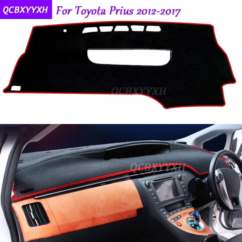 Для Toyota Prius 2012 2017 коврик для приборной панели защитный интерьер Photophobism теневая