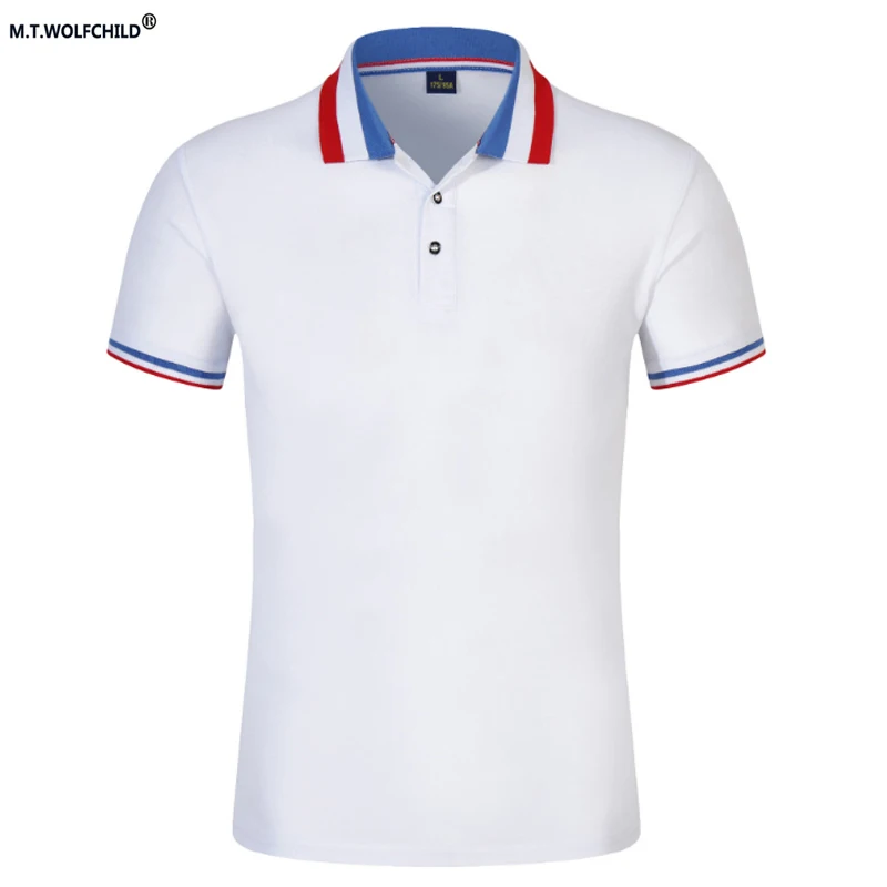 Free shipping 2018 Summer Mens short sleeve hit color collar polo shirts casual solid men's polos Fashion slim mens tops |