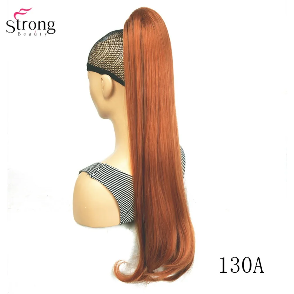 StrongBeauty коготь клип конский хвост длинные прямые шиньоны синтетические волосы для наращивания