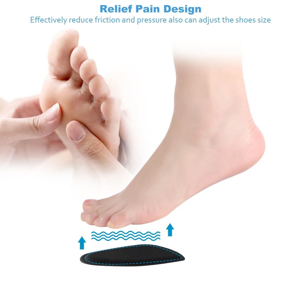 Elino Medical Shoes Insert High Heel Anti Slip Soft Sponge Forefoot Cushion Half Yard Foot Care Pads for Woman Insoles | Обувь - Фото №1