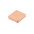 10 шт. чистый Медь прокладка радиатора Термальность Pad барьер для ноутбука Графика карты 20 мм x 20 мм 0,3 мм 0,5 мм 0,8 мм 1,0 мм 1,2 мм Новый