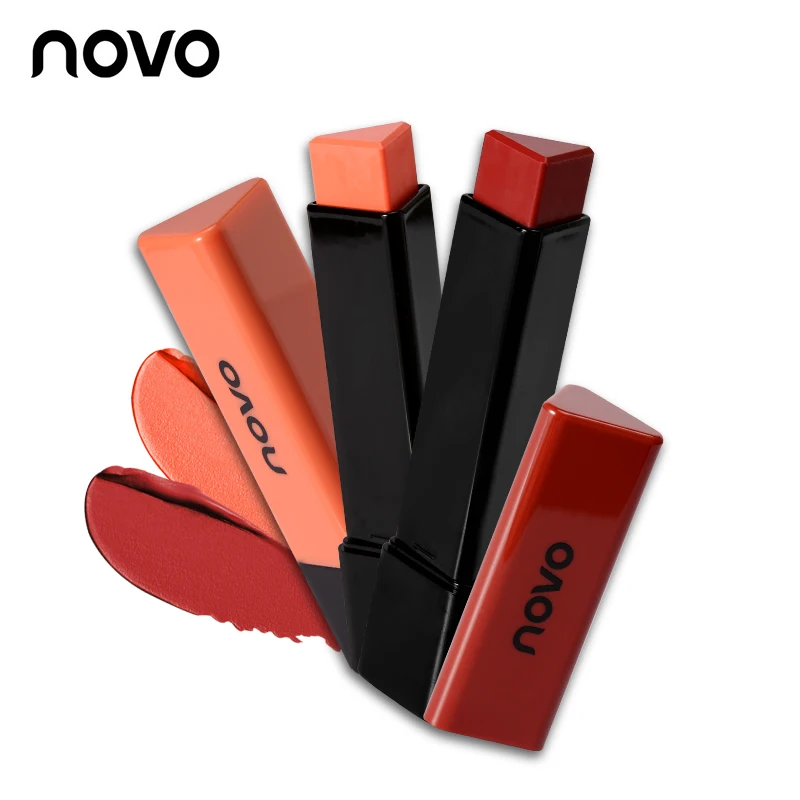 NOVO Lip Makeup Moisturizing Triangle Lipstick Nutritious Matte Velvet Persistent Stick |