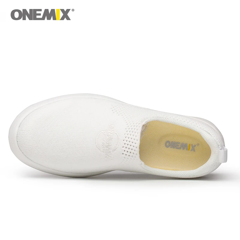 ONEMIX/ г. Мужская обувь спортивная обувь Мягкая обувь с сеткой дышащий Легкий обувь на плоской подошве женская повседневная обувь zapatos de mujer