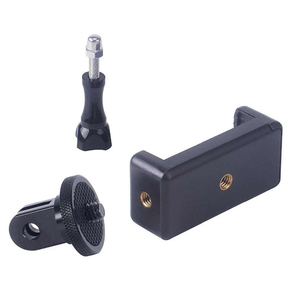 

1/4"-20 Mount Adapter+Cell Phone Holder+Thumbscrew, Connect Cell Phone/ Standard
