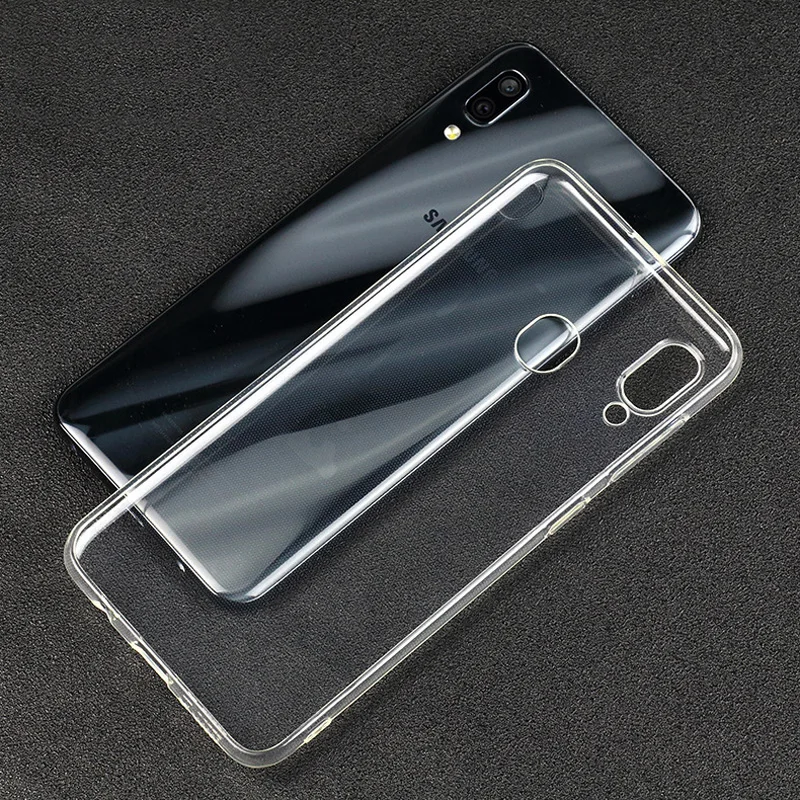 Ультратонкий чехол из ТПУ для Samsung Galaxy A10 A30 A40 A50 A70 A90 M10 M20 M30 100 шт./лот | Мобильные