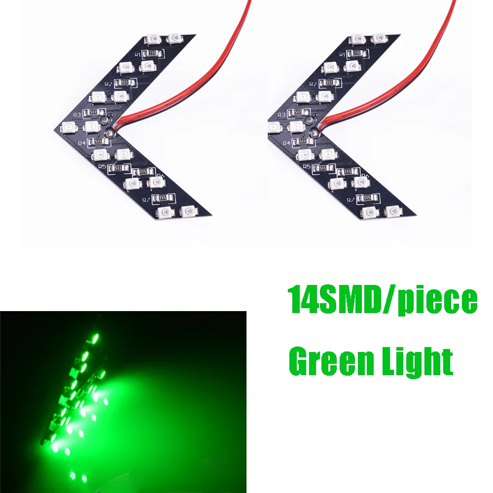 Новый 2 Шт. 14 SMD LED Arrow Панель Для Автомобилей Заднего Зеркало заднего вида