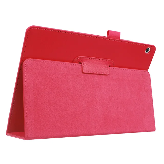 Red Из искусственной кожи чехол для huawei MediaPad T5 10 Крышка для huawei Медиа Pad AGS2-W09 AGS2-L09 AGS2-L03 AGS2-W19 10,1 дюймов крышка чехол s - Цвет: Red
