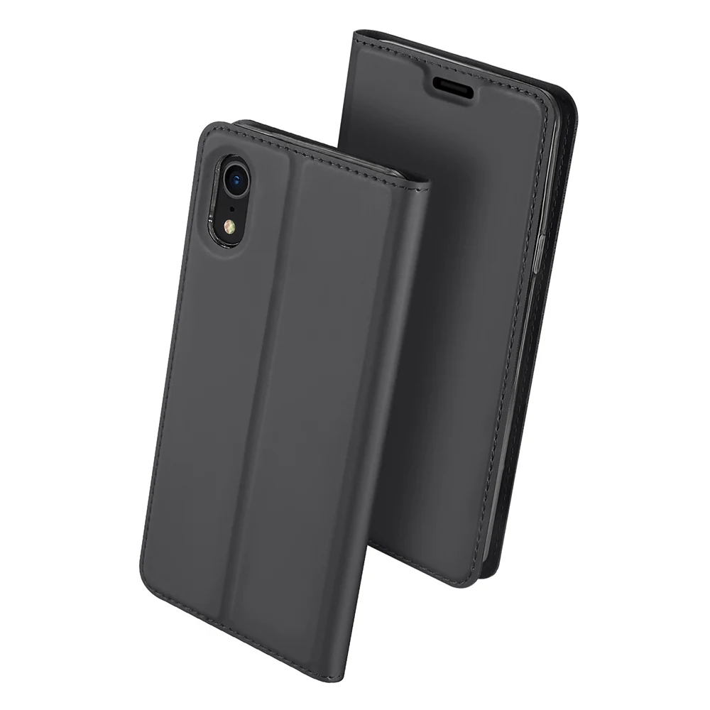 Роскошный силиконовый чехол-книжка DUX DUCIS для iPhone XS Max чехол-бумажник Apple X XR 6 6S 7 8 Plus