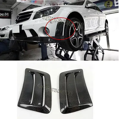 Передний бампер из углеродного волокна W204 боковое вентиляционное отверстие для