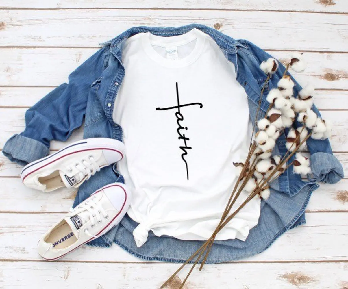 

Faith women's t-shirt Cotton tee