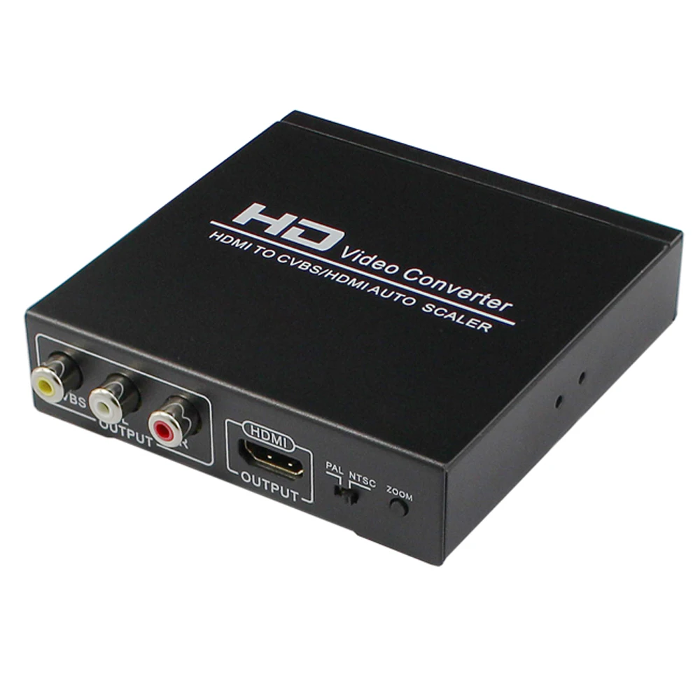 HDMI к CVBS AV/HDMI авто скейлер поддержка NTSC PAL два ТВ формата RCA 1080P для STB DVD PS2 PS3 psp