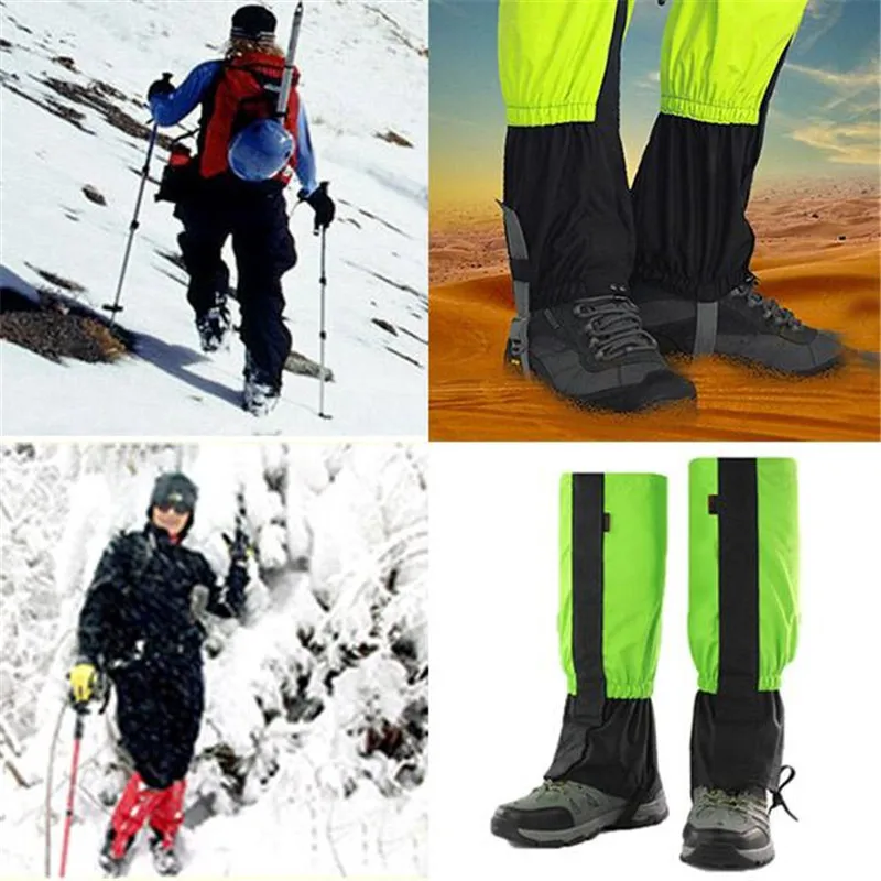 1 пара унисекс водонепроницаемые леггинсы гетры для кемпинга пешего туризма