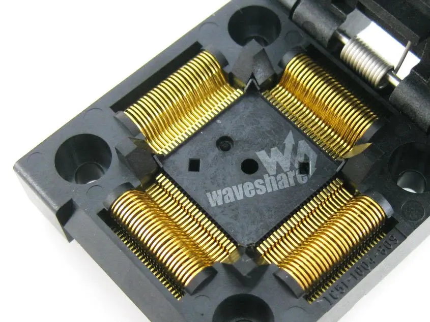 Запчасти QFP100 TQFP100 ic51 1004 809 Yamaichi IC Тесты burn в гнездо адаптер 0.5 мм шаг|pitch|pitch adapter |