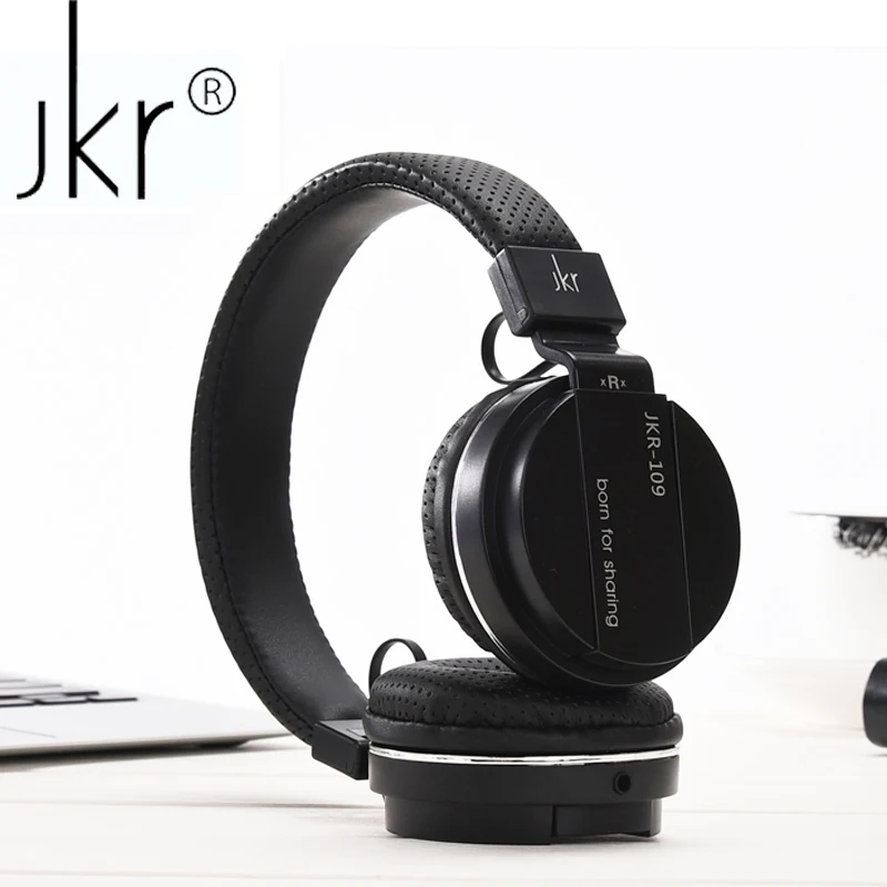 JKR 109 Складная гарнитура с шумоподавлением проводные стереонаушники Hi Fi