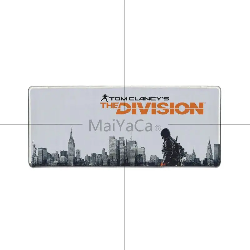 Резиновая мышь Maiyaca Cool tom clancy's the division прочный Настольный коврик для мыши Лидер