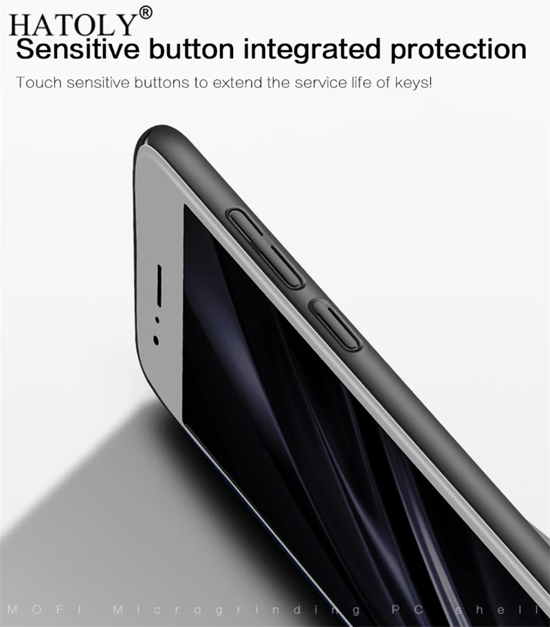 Гладкий Чехол для BBK VIVO X21 Ультратонкий жесткий защитный чехол из поликарбоната X