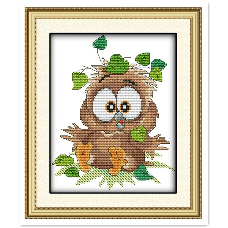 Набор для вышивки крестом Сова 11CT|counted cross stitch|cross fabriccounted stitch patterns |
