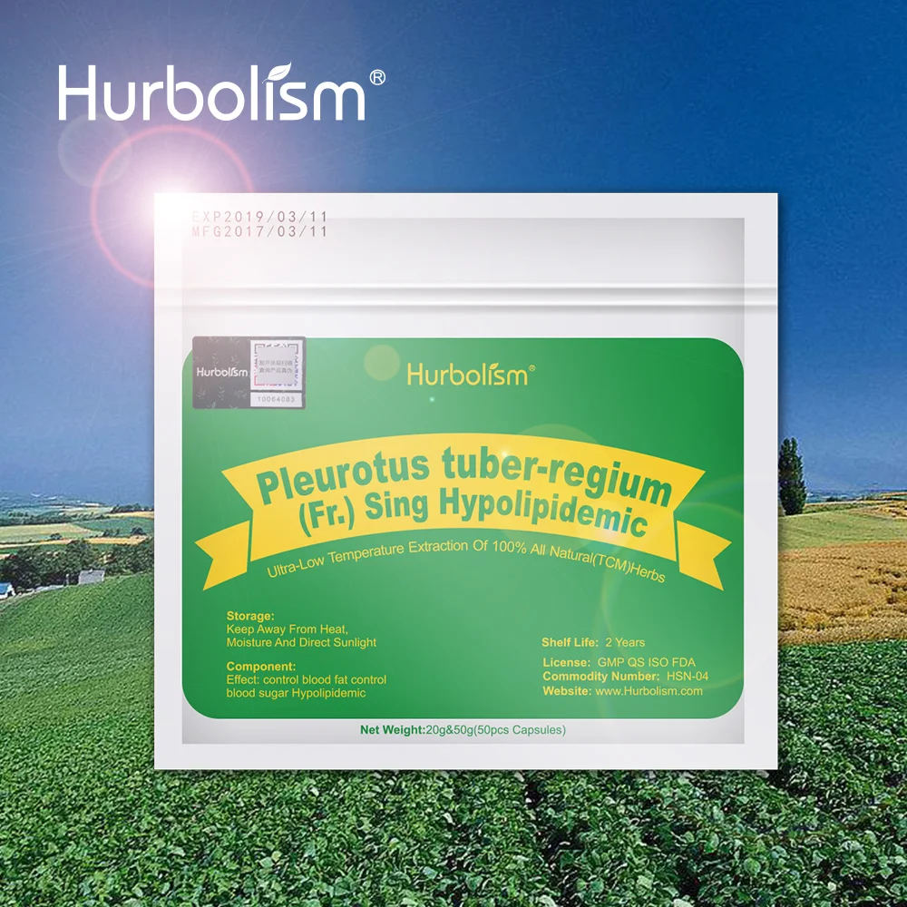 

Hurbolism New formula Natural Herbal Pleurotus Tuber - Regium (Fr.) Sing for Hypolipidemic. Improve Body Health