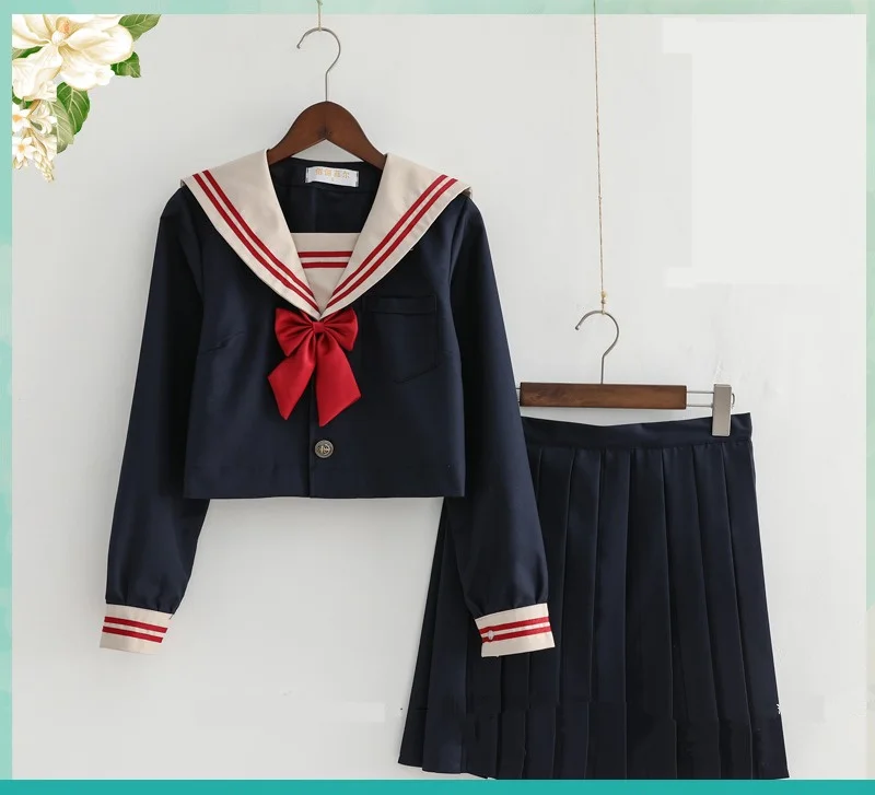 

2019 Japan and South Korea sailor suit costumes anime COS Japan academic school female student uniforms japanese school uniform