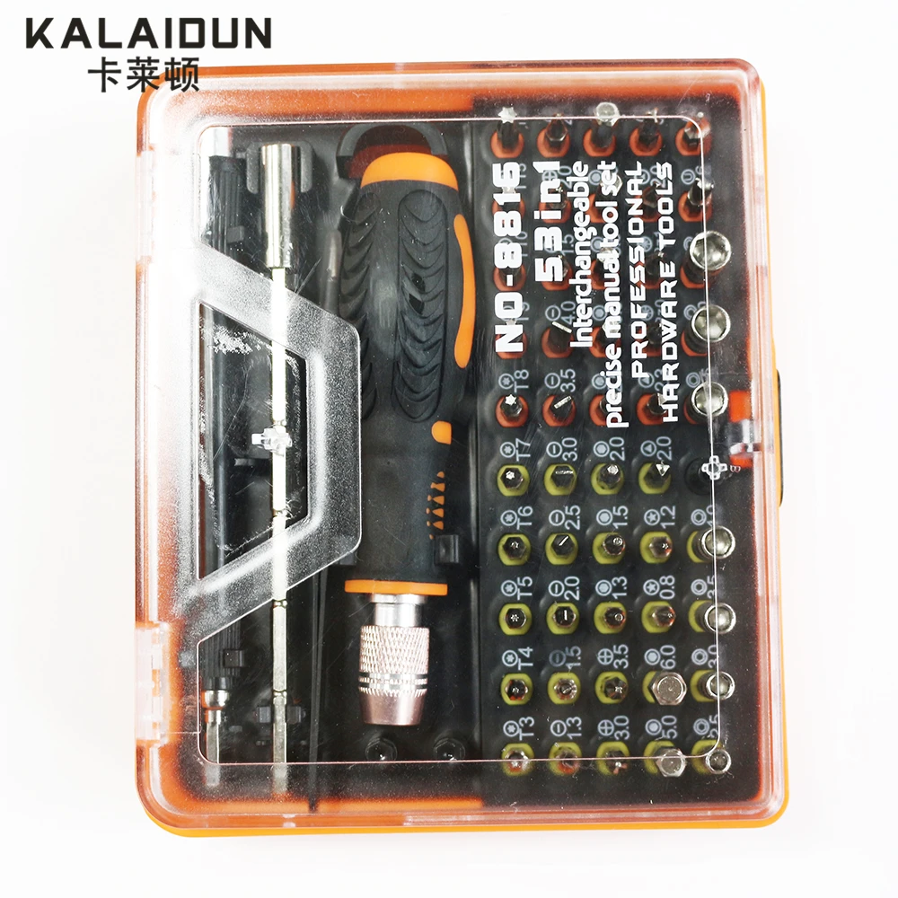 53 в 1 многоцелевой набор прецизионных магнитных отверток с шестигранной головкой