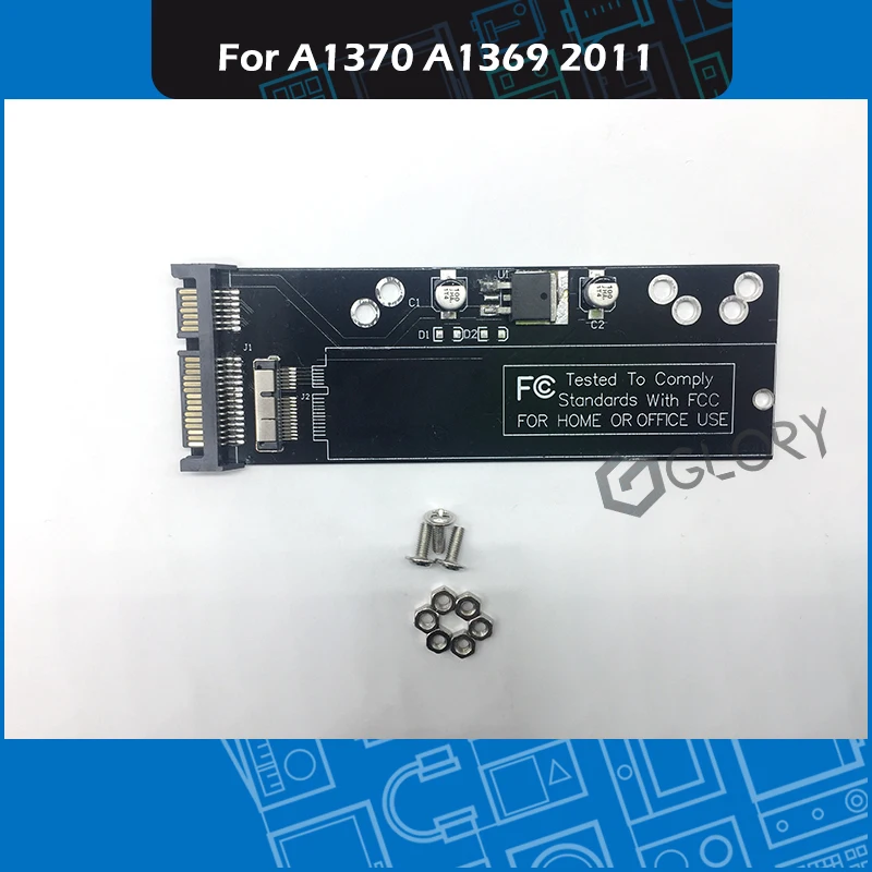 Адаптер SATA для Macbook Air Новый адаптер 3 5 дюйма 6 12 штырьков 11 13 дюймов A1370 A1369 2010