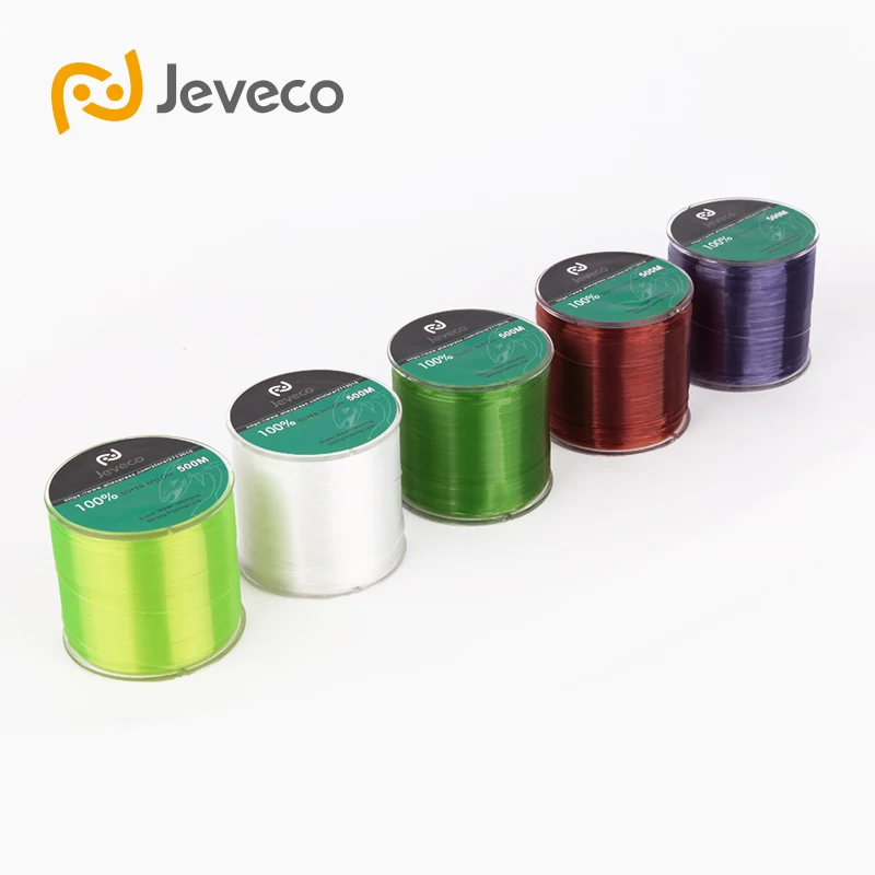 JEVECO нейлоновая леска 500 м экстремально сильная мононити для ловли карпа 8 25lb|nylon