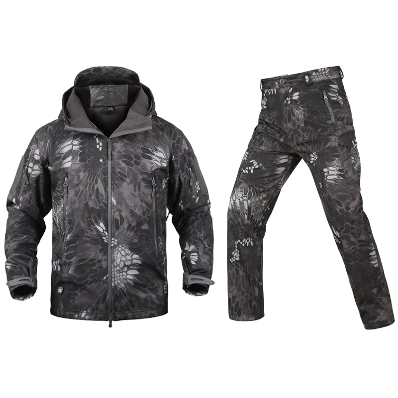 Тактическая мягкая камуфляжная куртка TAD Gear Мужская армейская ветровка