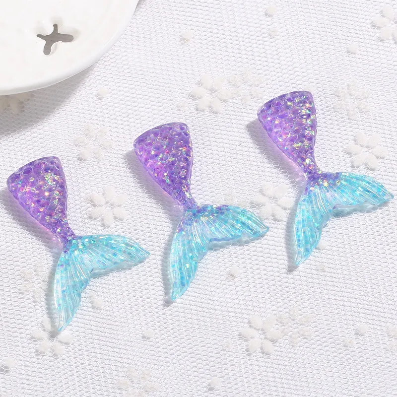 20 шт. подвески из смолы х43 мм|mermaid charms|resin charmscharm necklace |